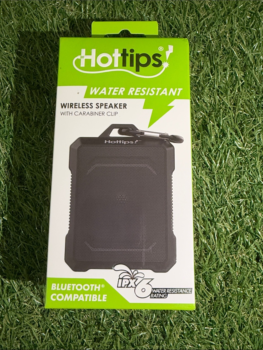 Water-Resistant Wireless Bluetooth Speaker - Black